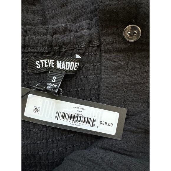 * New ~ STEVE MADDEN ~Amira Tiered Cotton Midi Dress Size S - Picture 7 of 8